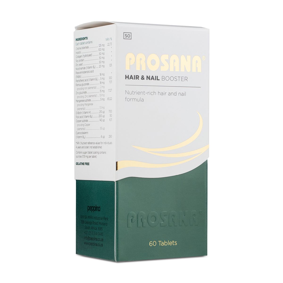 Prosana Hair & Nail Booster 60 Tablets Shop Today. Get it Tomorrow!