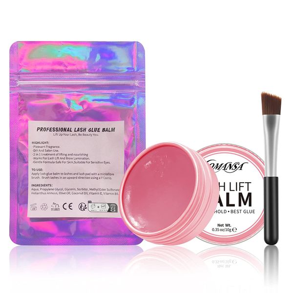 Lomansa Eyelash Lifting Glue Balm, Brow Lamination Eyelash Perm Glue