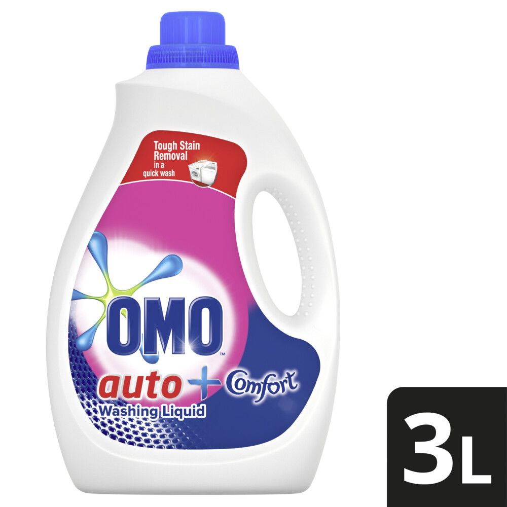 OMO Stain Removal Auto Washing Liquid Detergent with Comfort Freshness ...