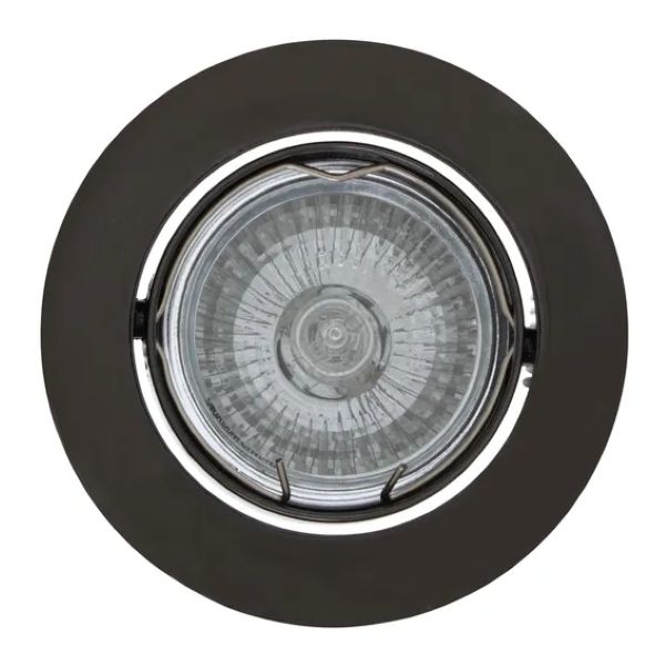 Downlight Tilt Curved Rim 83mm Gun Metal