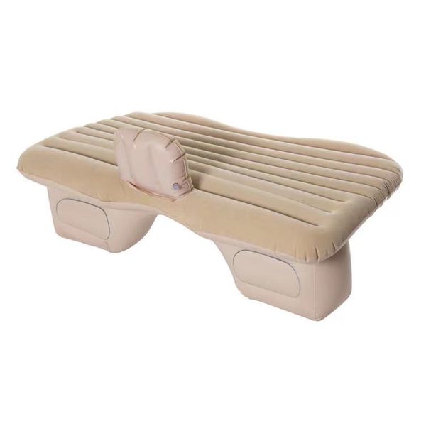 Portable Car Air Bed Inflatable Mattress - Beige