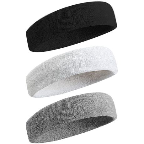  Sweatbands Cotton Sports Headbands - Soft and Stretchy