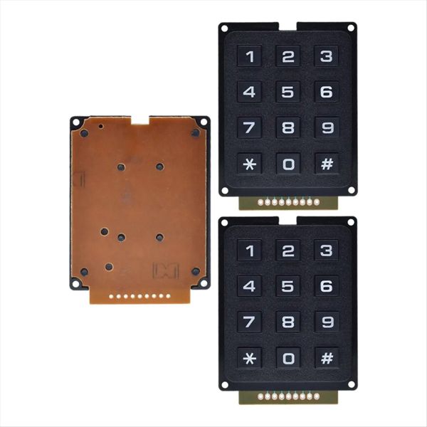 3 Pcs Keyboard Modules 12 Key 4x3 Matrixes Array Keyboard