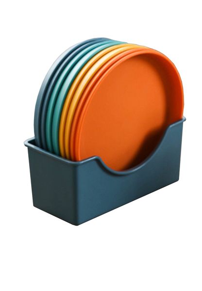 Snack plate set of 8 pieces