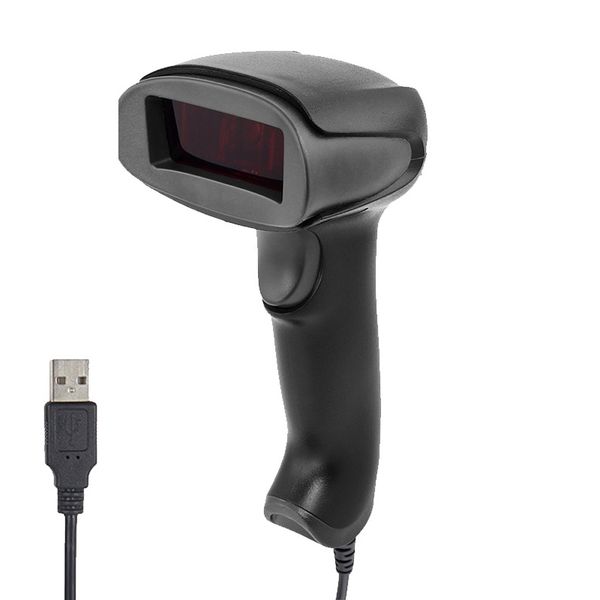 1D Laser Barcode Scanner,5mil Accuracy,200 scans/sec,Multi-OS,LED Indicato