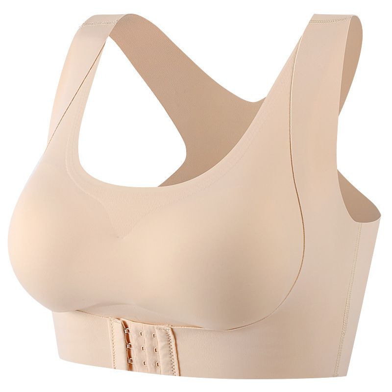 Front Tie-Posture Support Seamless Push Up Bra by Soul Apparel - Nude, Shop Today. Get it Tomorrow!