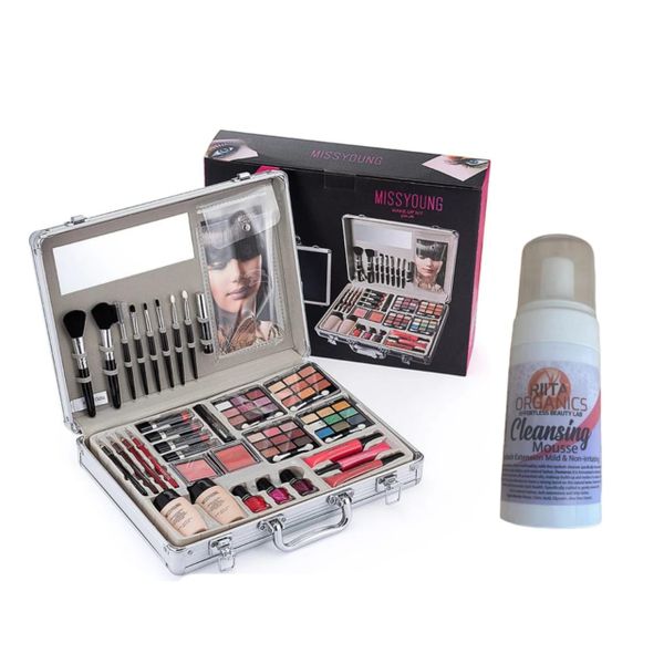 Pink MC1159 Missyoung Make Up Kit &amp; Riita Cleansing Mousse