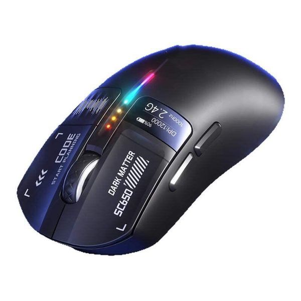 Jite W05 Wireless Tri-Mode Mouse with Display Lightweight Design