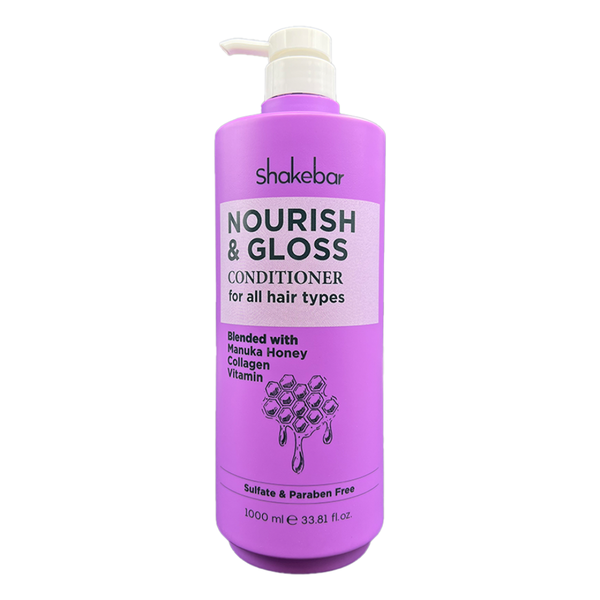 Shakebar Nourish &amp; Gloss Conditioner 1L - For All Hair Types