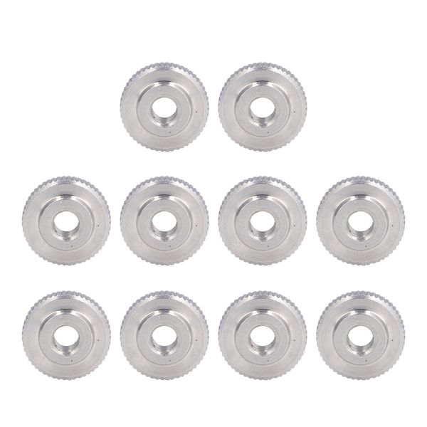 10 Pieces M8x1.25 Round Coupling Nuts (SS)