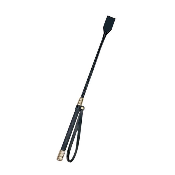 Outdoor horse riding PU black whip horse riding sports accessories-54cm