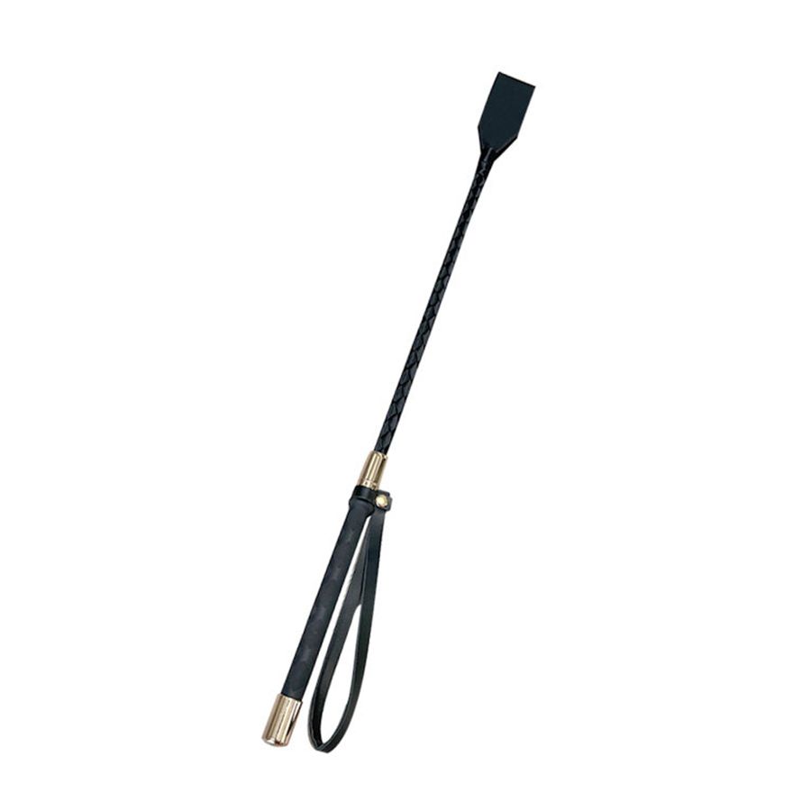 Outdoor horse riding PU black whip horse riding sports accessories-54cm