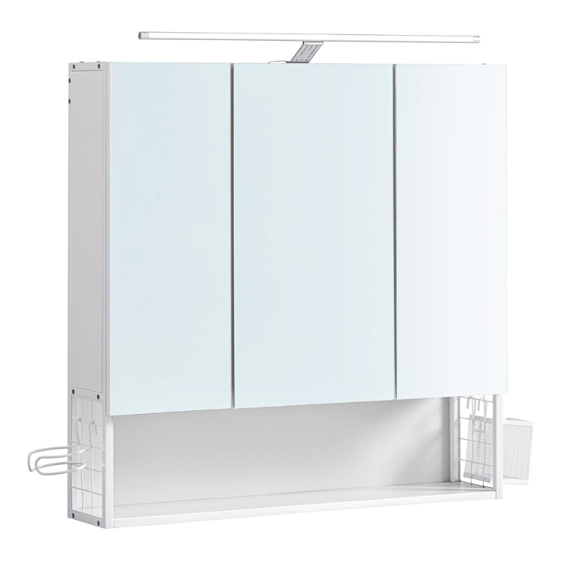 Bragg Pula 3-Door Mirror Bathroom Wall Cabinet - White | Shop Today. Get it Tomorrow! | takealot.com