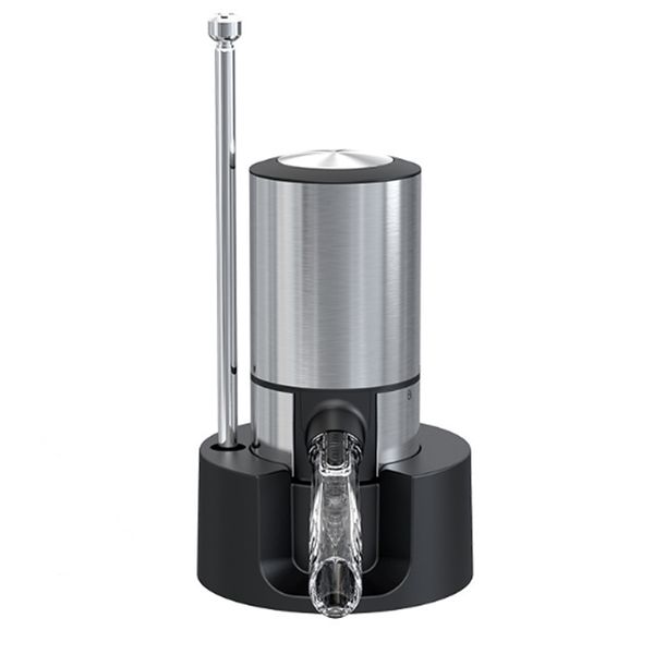 Electric Wine Decanter with Pump Dispenser-Sliver