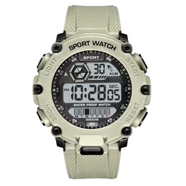 Waterproof 30mm Digital Watches for Men Sport Stopwatch