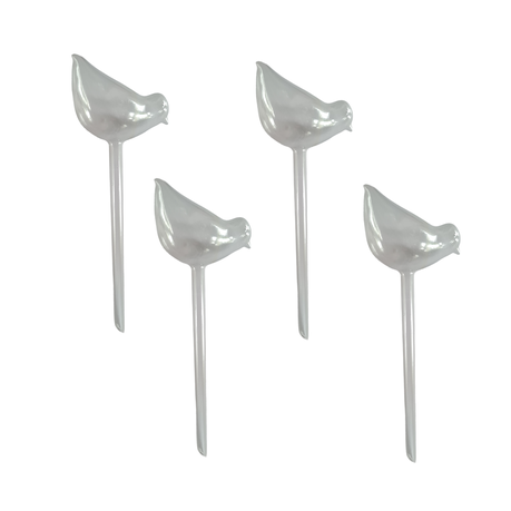 4 Piece Self Watering Aesthetic Bird Bulbs for Automatic Plant Watering Image