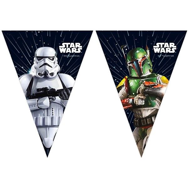 Star Wars Galaxy Paper Triangle Flag Banner
