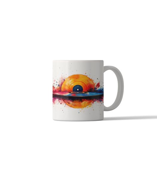 Retro Music Records DSG 10 Printed Coffee Mug