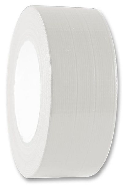 Pro Power (GFAWHT) Gaffer Tape, Rayon Cloth, White, 50 mm x 50 m