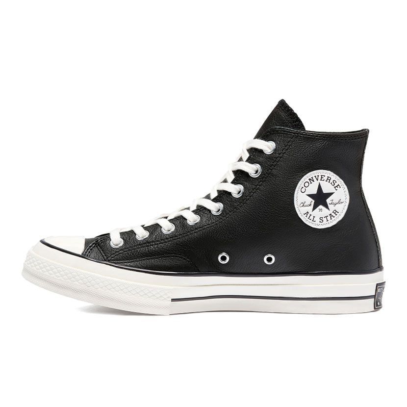 Converse Chuck 70 HI - Unisex - Black/Egret/Black Leather | Shop Today ...