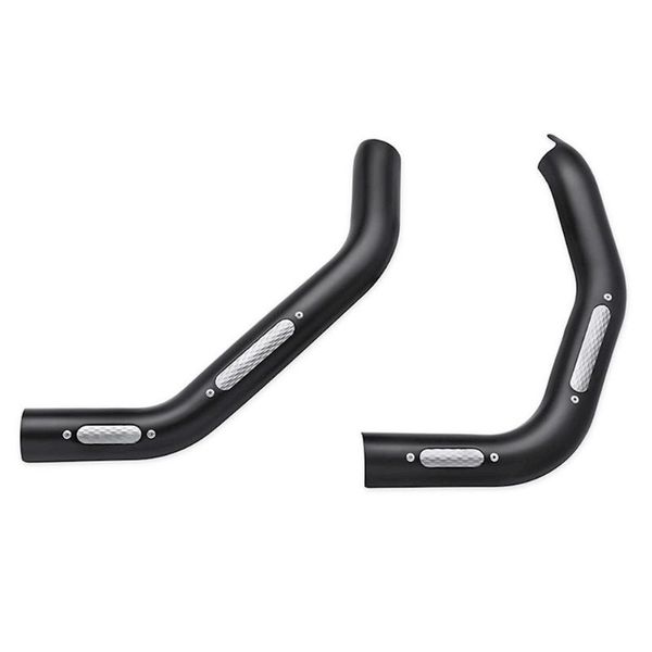 Slotted Exhaust Black Shield Kit