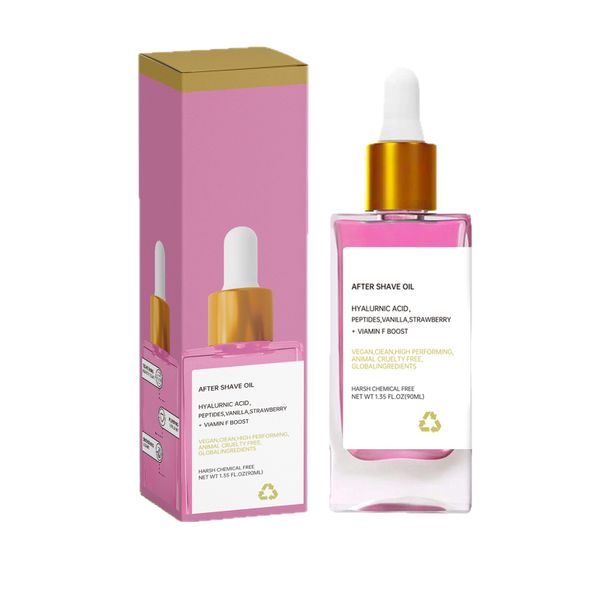 After Shave Oil - Strawberry &amp; Vanilla Repair Treatment for Smooth Skin