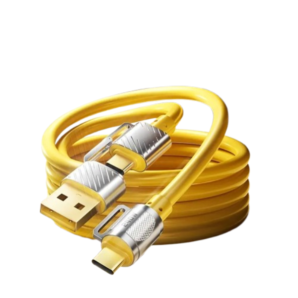 240W Maximum 3-In-1 USB/Type-C to Type-C Super Fast Charging Data Cable