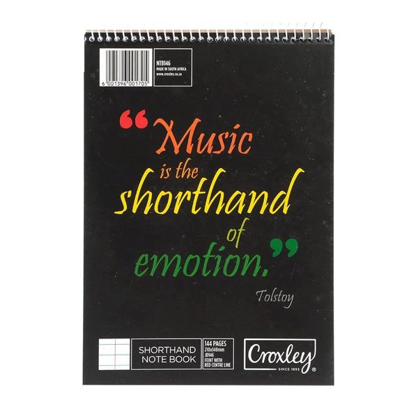 Croxley Short Hand Note Book A5 JD146 (pack of 4)