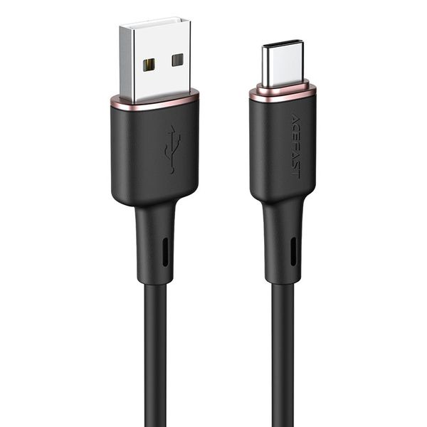 Acefast Charging Data Cable C2-04 USB-A to USB-C,Current up to 3A-Black