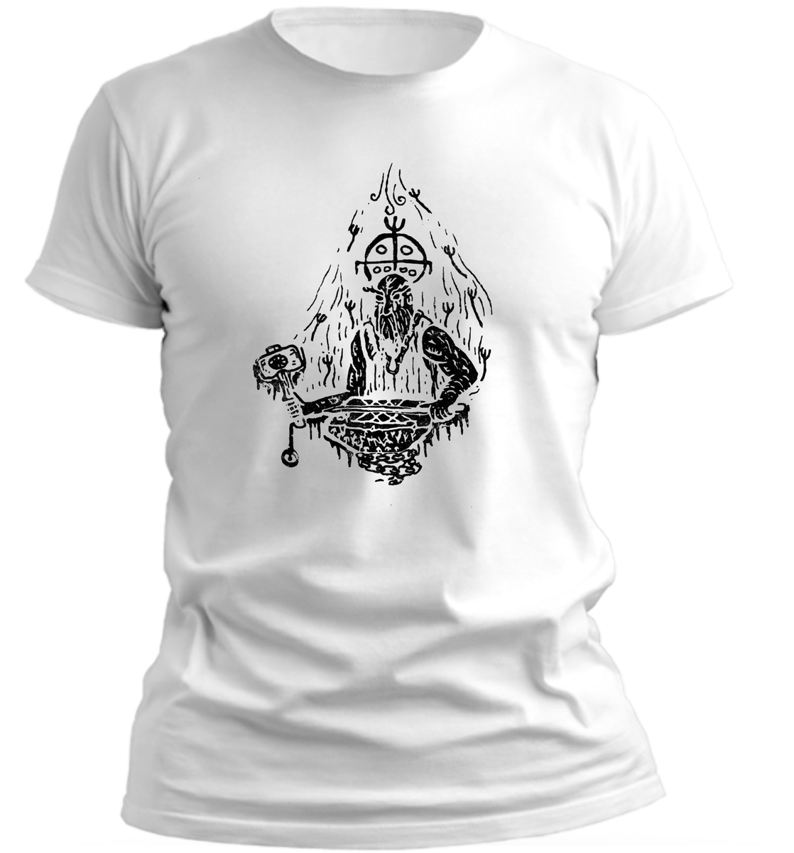 PepperSt Men s White T Shirt Norse Blacksmith Buy Online In South