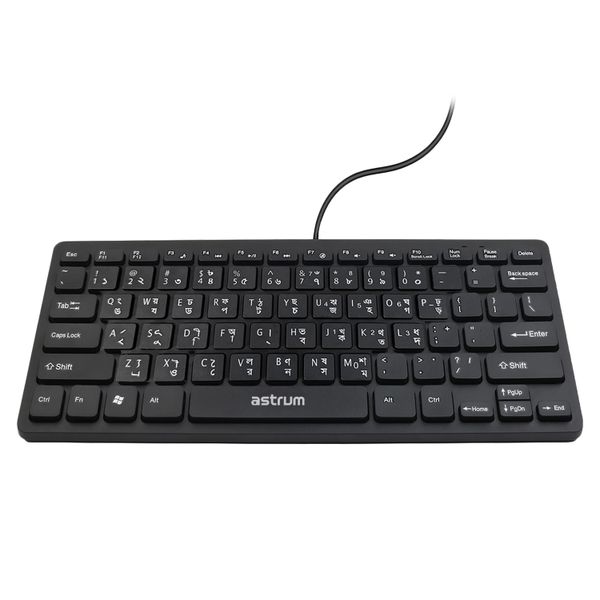 Astrum KB350 Wired USB Mini Dual Language Keyboard