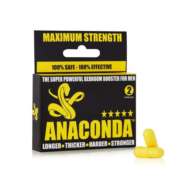 6 Capsules Shipper - Anaconda - Bedroom Booster - (2 Capsules x 3 Packs)