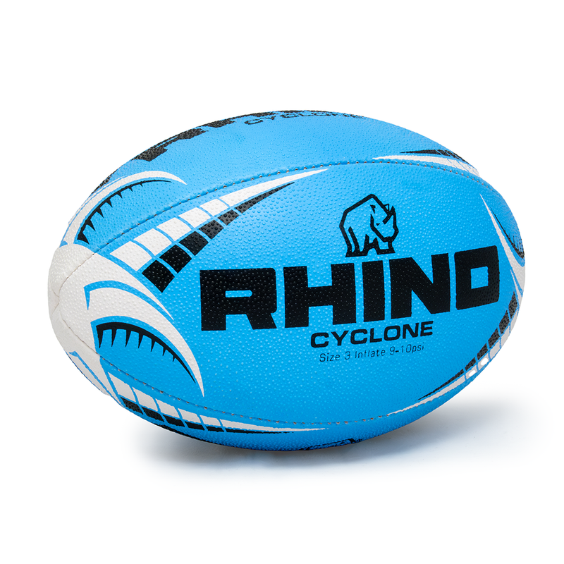 Rhino Cyclone Rugby Ball - Blue