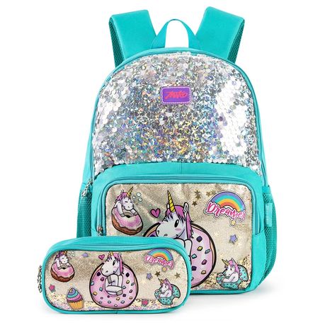 Unicorn 2 way cheap sequins critter backpack