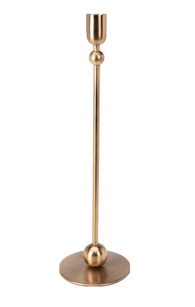 Gold Candle Holder - 33cm Length
