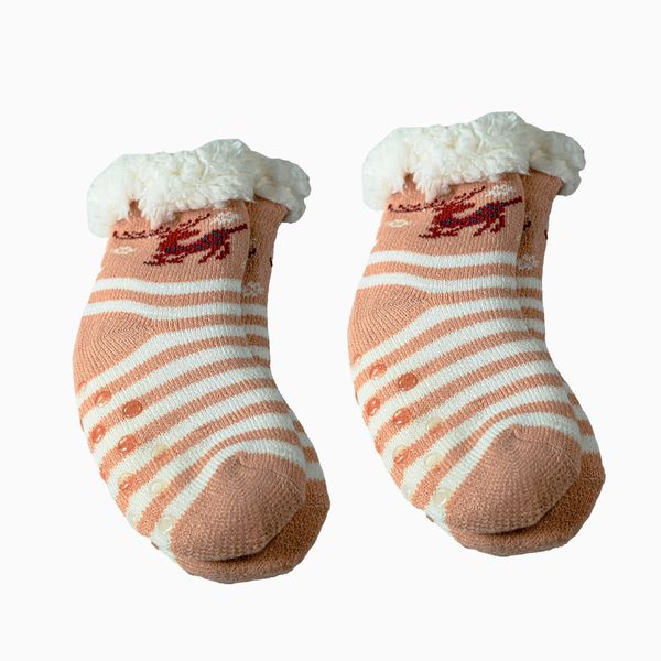 Soft &amp; Comfortable Thick Anti-Slip Striped Winter Socks-Set of 2
