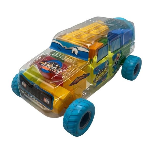 Interlocking Blocks Game in an SUV