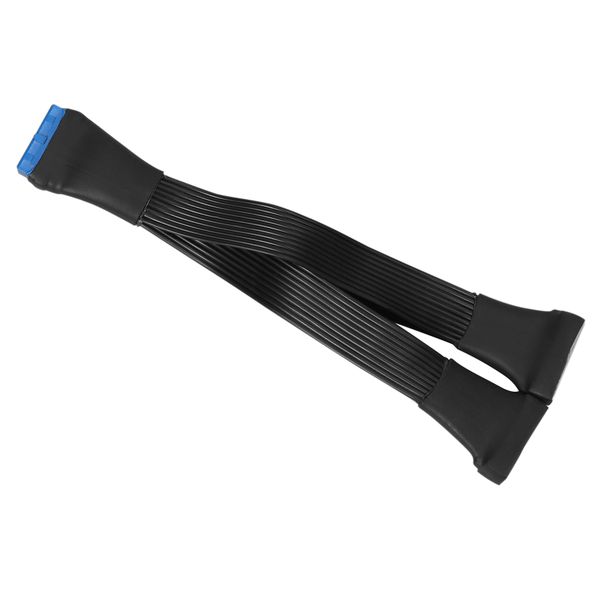 Mainboard USB3.0 19Pin 20-Pin 1 to 2 Power Expansion Cable 12CM