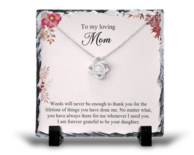 To My Loving Mom Birthday Christmas Mother's Day Gift Rock Slate | Shop