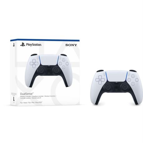 Sony PlayStation 5 DualSense Wireless Controller - White Bluetooth Gamepad