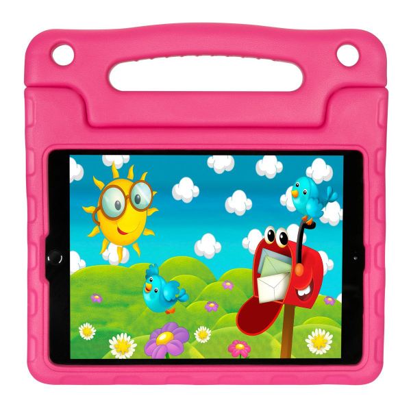 Targus Kids Antimicrobial Case for iPad (9th, 8th, 7th Gen) 10.2-inch, iPad Air 10.5-inch, and iPad Pro 10.5-inch – Pink