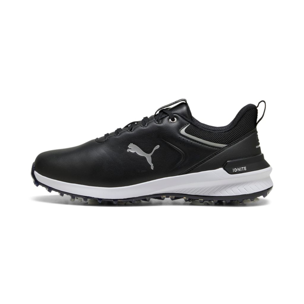 Puma Men's Ignite Innovate Leather Golf Shoes - Black