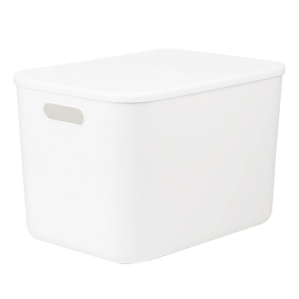 Deli PP storage box 22.3L WHITE 36.5x25.5x24CM