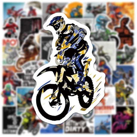 6 Sheet Vintage YAMAHA Stickers Motorcycle Motorcoss Helmet Decals Racing  Bike