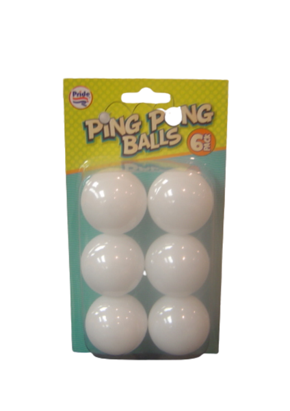 DLN015 Ping Pong Ball - 2 Pack Of 6
