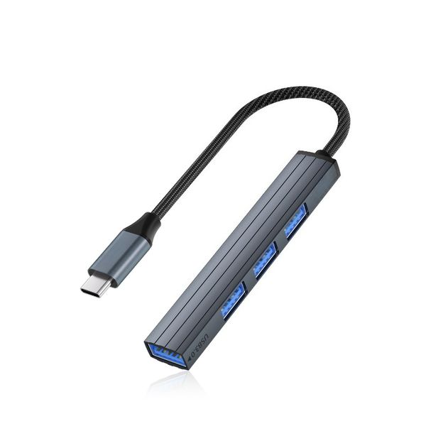 Type-C 4 in 1 To 4 Usb Hub Expander Mini Portable 4-Port Usb 3.0 Hub