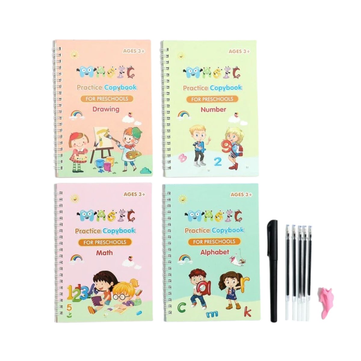 Magic Ink Kids Copy Book Practice Writing Set w/ Pen and Refills - 4 Pack, Shop Today. Get it Tomorrow!