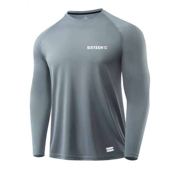 SIXTEEN10 - Rapid-Dry Long Sleeve Training Top - Grey