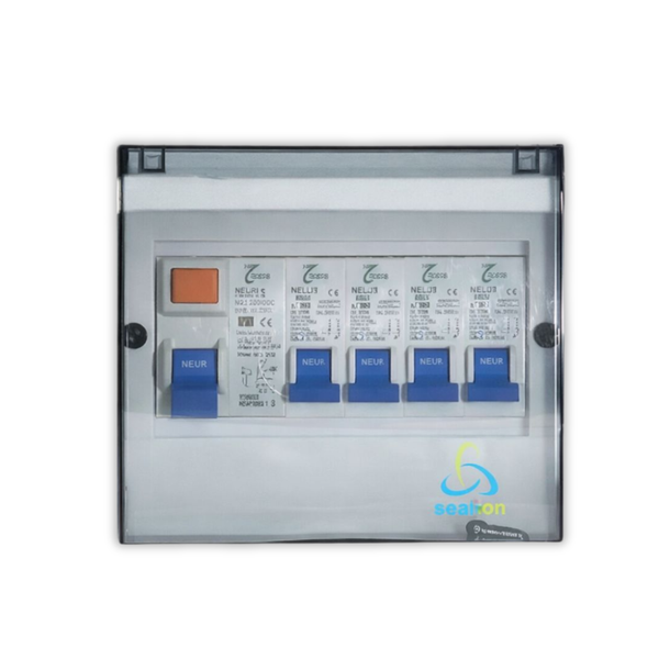 Neu 6Way Surface Complete Distribution Board