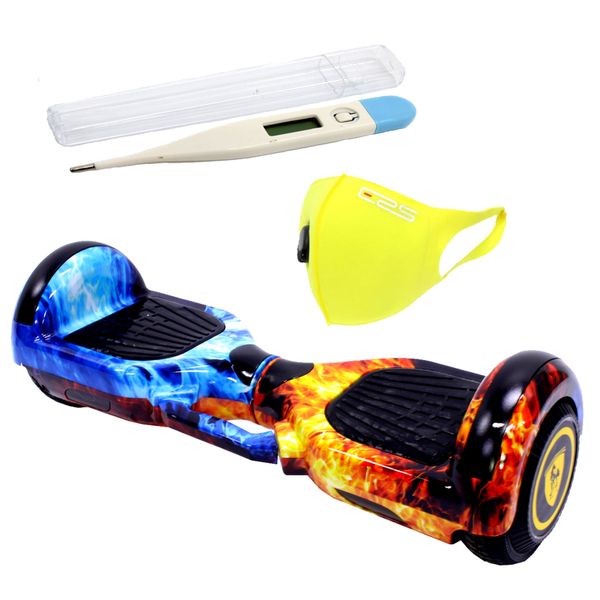 Self Balance Scooter 6.5" Hoverboard -LED- Bluetooth- ERS Mask - Fire n Ice